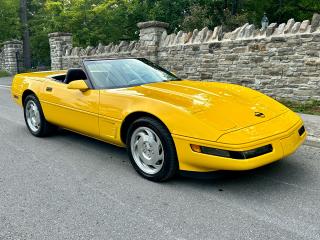<p>This 1995 Chevrolet Corvette, is a stunning example of American automotive excellence. This particular Corvette stands out with its low mileage, having only 34,000 kilometers. In pristine condition, this car showcases meticulous care and maintenance, preserving its original beauty. Equipped with a powerful 5.7-liter LT1 V8 engine, it offers an exhilarating driving experience. What sets this Corvette apart is its 6-speed manual transmission, providing enthusiasts with precise gear shifts and complete control over the driving dynamics. Its covertible roof allows for an open-air experience, perfect for enjoying scenic drives on sunny days. With its impressive performance, low mileage, pristine condition, and the engaging experience offered by the 6-speed manual transmission, this 1995 Chevrolet Corvette is a true automotive gem that will delight any enthusiast.<strong><br /></strong></p><p><strong><br />Features:<br /></strong>- 5.7L Engine <br />- Power Seats ( featuring complete seat customizing ) , Power Windows, Power Mirrors <br /><br /><br /><strong>Discover YOUR trusted local dealership with a 30-year history - Callan Motor.</strong> Say goodbye to hidden fees and find a straightfoward, hassle-free, transparent buying experience. Visit us in Perth, Ontario, conveniently located on highway 7. Drop by or book an appointment to find a quality vehicle with ease. </p>