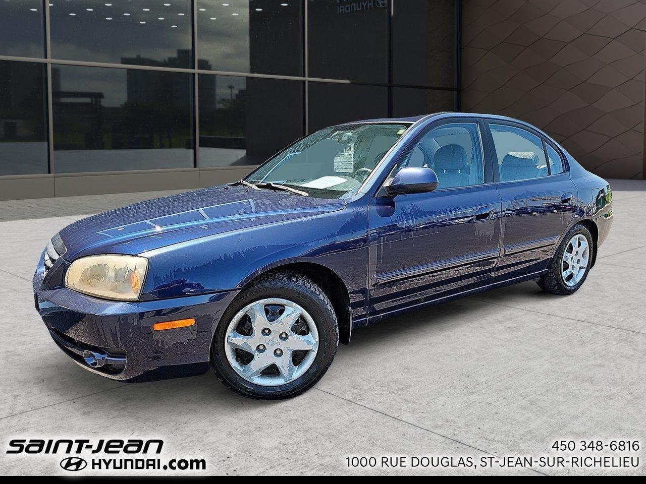 Used 2005 Hyundai Elantra 4 PORTES SEDAN GL Manuelle * UN SEUL PROPRIÉTAIRE for sale in Saint-Jean-sur-Richelieu, QC