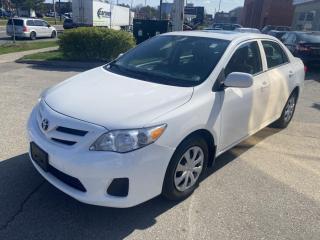 2013 Toyota Corolla, a Great Commuter Choice !<br><br>GREAT CONDITION, this 2013 Toyota Corolla comes with a 1.8 LITRE 4 CYLINDER ENGINE that puts out 132 HORSEPOWER.<br><br>Well reviewed:   In the highly competitive compact car class , the 2013 Toyota Corolla holds its own with easy-to-use interior controls, decent fuel economy estimates, and one of the best reliability ratings in its class,  (cars.usnews.com).<br><br>PERFECT RELIABILITY RATING FROM JD POWER AND ASSOCIATES !<br><br>INCLUDES SUNROOF AND HEATED SEATS !<br><br>MANUAL !<br><br>Comes complete with power locks and keyless remote entry.<br><br>This car has safety included in the advertised price.<br><br>Please Note: HST and Licensing is an additional fee separate from the advertised price. <br><br>We have a strong confidence in our cars, if you want to have a car inspected, Vision Fine Cars welcomes it.<br>  <br>Certain Crypto-Currency accepted as payment, Charges will apply.<br>