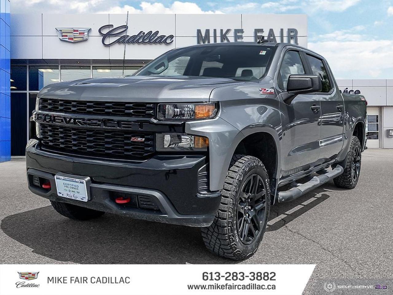 Used 2021 Chevrolet Silverado 1500 Custom Trail Boss remote start,keyless entry,rear vision camera, power outside heated mirrors for sale in Smiths Falls, ON