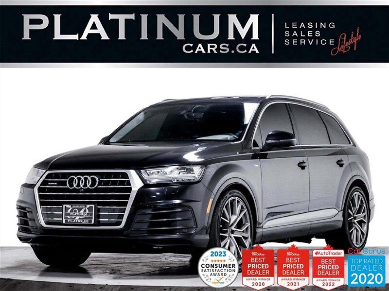 Used 2019 Audi Q7 3.0T Quattro Technik, 7 PASS, S LINE, NAV, CAM for sale in Toronto, ON