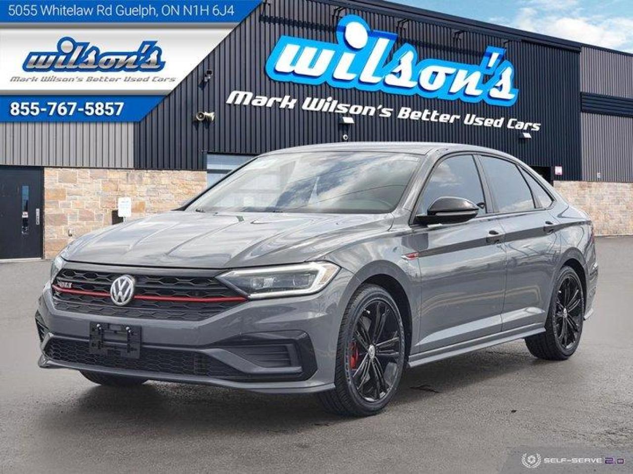 Used 2021 Volkswagen Jetta GLI AutoBahn Sedan - Navigation, Leather, Sunroof, Driver Assist Pkg, Heated Seats, New Tires ! for sale in Guelph, ON