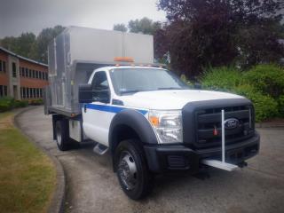 2012 Ford F-450 SD Regular Cab Dump Truck 4WD, 6.8L V10 SOHC 30V engine, 2 door, automatic, 4WD, cruise control, air conditioning, AM/FM radio, traction control, storage boxes, storage compartment, tow hitch, white exterior, grey interior.  Estimated Measurement: (Length - 9.4 foot, width -8.5 foot, height: 6 foot), GVWR 7484 KG / 16500 LBS, Certification and decal valid until May 2024. $36,930.00 plus $375 processing fee, $37,305.00 total payment obligation before taxes.  Listing report, warranty, contract commitment cancellation fee, financing available on approved credit (some limitations and exceptions may apply). All above specifications and information is considered to be accurate but is not guaranteed and no opinion or advice is given as to whether this item should be purchased. We do not allow test drives due to theft, fraud and acts of vandalism. Instead we provide the following benefits: Complimentary Warranty (with options to extend), Limited Money Back Satisfaction Guarantee on Fully Completed Contracts, Contract Commitment Cancellation, and an Open-Ended Sell-Back Option. Ask seller for details or call 604-522-REPO(7376) to confirm listing availability.