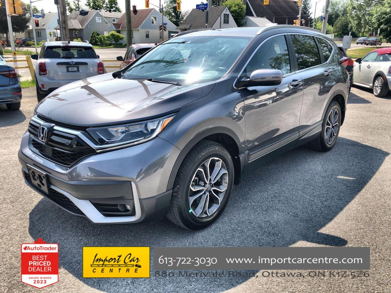 Used 2020 Honda CR-V EX-L ALLOYS  LEATHER  ROOF  HTD SEATS  BACKUP CAM for sale in Ottawa, ON