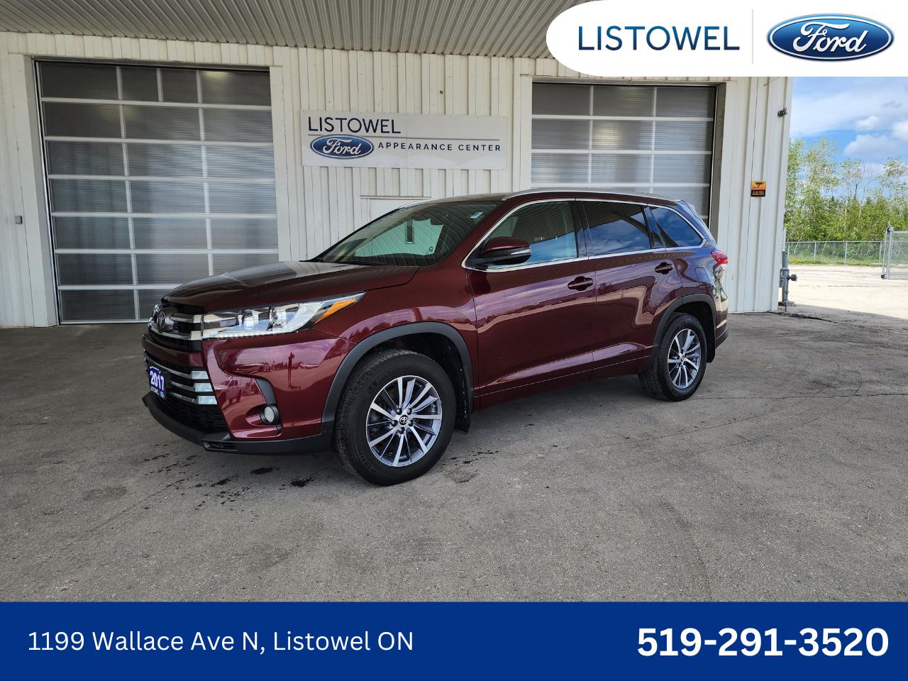 Used 2017 Toyota Highlander XLE for sale in Listowel, ON