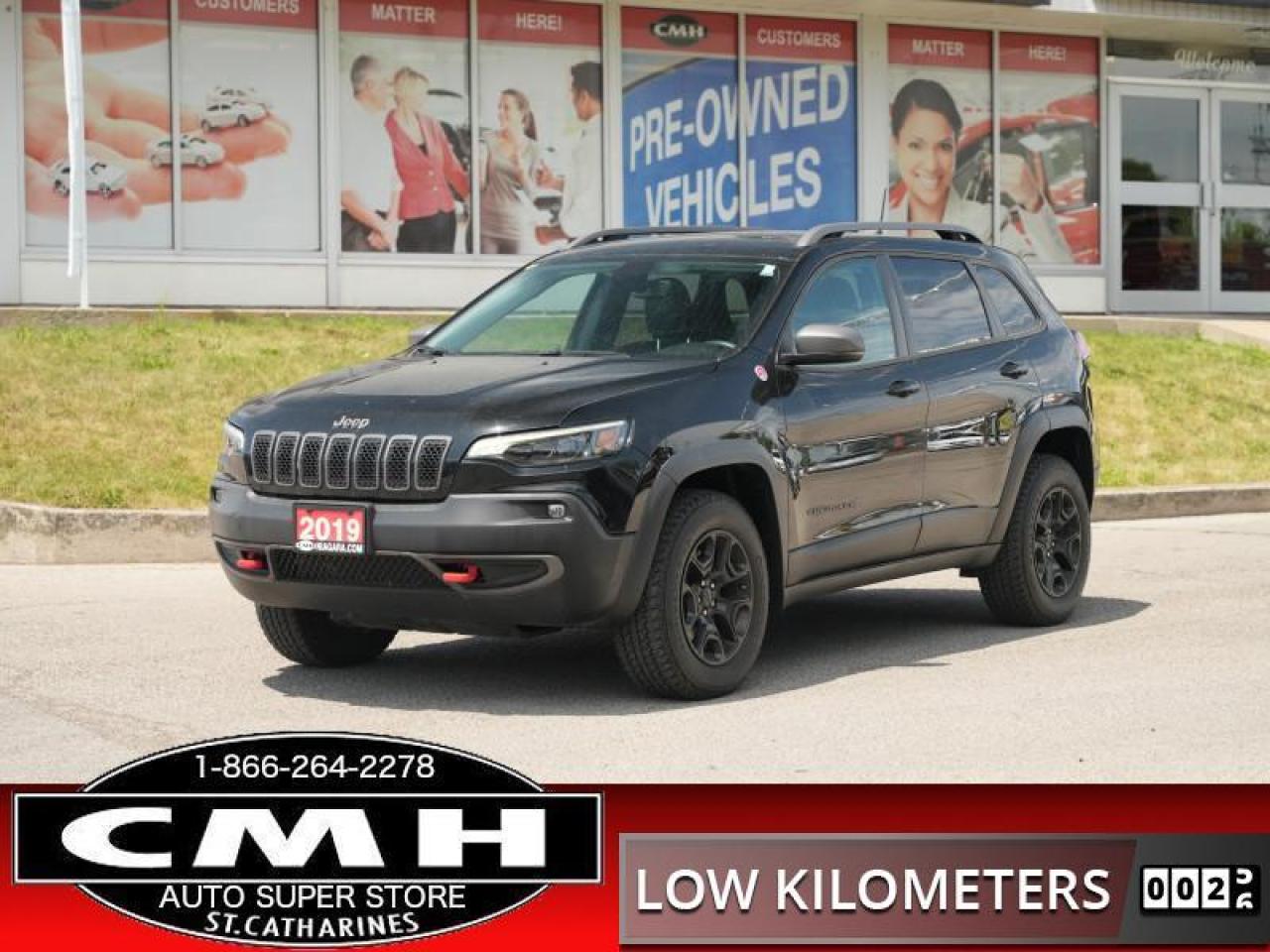 2019 Jeep Cherokee Trailhawk  BLIND-SPOT LEATH HTD-SW