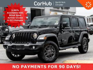 New 2024 Jeep Wrangler Sport S 4 Door Safety Grp 12.3'' Display Heated Seats Hardtop for sale in Thornhill, ON