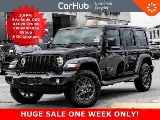 New 2024 Jeep Wrangler Sport S Safety Grp 12.3'' Display Heated Seats Hardtop for sale in Thornhill, ON