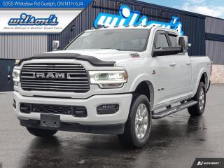Used 2021 RAM 3500 Laramie 4X4 Crew, 6.7L Cummins Diesel, Leather, Cooled + Heated Seats, Blind Spot Alert & Much More! for sale in Guelph, ON