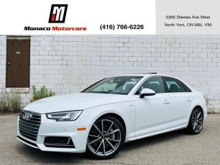 Used 2017 Audi A4 Technik - ONE OWNER|NO ACCIDENT|LOW KM|S-LINE for sale in North York, ON