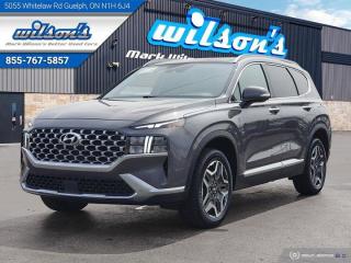 Used 2021 Hyundai Santa Fe Hybrid Luxury AWD - Leather, Pano Sunroof, Heated+Cooled Seats, CarPlay+Android, Reverse Camera & More! for sale in Guelph, ON