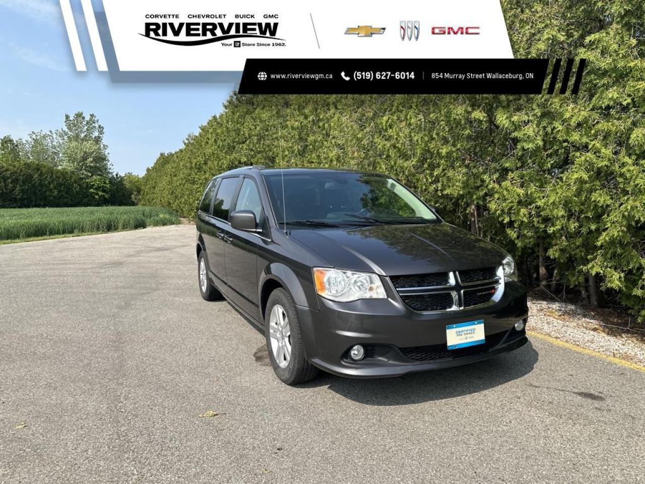 Used 2020 Dodge Grand Caravan Crew THIRD ROW SEATING | NAVIGATION | REAR VIEW CAMERA | BLUETOOTH for sale in Wallaceburg, ON