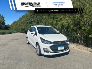 <p>Just landed on our pre-owned lot is this 2019 Chevrolet Spark 1LT in the classic Summit White! </p>

<p>This Spark is very fuel efficient and easy to drive!</p>

<p>This amazing compact cars comes with power locks, power windows, cruise control, bluetooth, navigation system, OnStar, cloth upholstery, tilt steering, a touch screen display, XM radio, rear view camera and more!</p>

<p>Call and book your appointment today!</p>
<p><span style=font-size:12px><span style=font-family:Arial,Helvetica,sans-serif><strong>Certified Pre-Owned</strong> vehicles go through a 150+ point inspection and are reconditioned to the highest standards. They include a 3 month/5,000km dealer certified warranty with 24 hour roadside assistance, exchange privileged within first 30 days/2,500km and a 3 month free trial of SiriusXM radio (when vehicle is equipped). Verify with dealer for all vehicle features.</span></span></p>

<p><span style=font-size:12px><span style=font-family:Arial,Helvetica,sans-serif>All our vehicles are <strong>Market Value Priced</strong> which provides you with the most competitive prices on all our pre-owned vehicles, all the time. </span></span></p>

<p><span style=font-size:12px><span style=font-family:Arial,Helvetica,sans-serif><strong><span style=background-color:white><span style=color:black>**All advertised pricing is for financing purchases, all-cash purchases will have a surcharge.</span></span></strong><span style=background-color:white><span style=color:black> Surcharge rates based on the selling price $0-$29,999 = $1,000 and $30,000+ = $2,000. </span></span></span></span></p>

<p><span style=font-size:12px><span style=font-family:Arial,Helvetica,sans-serif><strong>*4.99% Financing</strong> available OAC on select pre-owned vehicles up to 24 months, 6.49% for 36-48 months, 6.99% for 60-84 months.(2019-2025MY Encore, Envision, Enclave, Verano, Regal, LaCrosse, Cruze, Equinox, Spark, Sonic, Malibu, Impala, Trax, Blazer, Traverse, Volt, Bolt, Camaro, Corvette, Silverado, Colorado, Tahoe, Suburban, Terrain, Acadia, Sierra, Canyon, Yukon/XL).</span></span></p>

<p><span style=font-size:12px><span style=font-family:Arial,Helvetica,sans-serif>Visit us today at 854 Murray Street, Wallaceburg ON or contact us at 519-627-6014 or 1-800-828-0985.</span></span></p>

<p> </p>