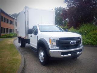 2017 Ford F-550 16 Foot Cube Van Dually 2WD, 6.8L V10 SOHC 30V Gas engine, 2 door, automatic, RWD, air conditioning, AM/FM radio, three 12V outlets, power door locks, power windows, power mirrors, rearview camera, white exterior. Measurement: Wheelbase 17 Foot 3 Inches  Box Length: 16 Foot 8 Inches, Width:  8 Foot, Height:  7 Foot 2 Inches. All measurements are considered to be accurate but are not guaranteed. $36,530.00 plus $375 processing fee, $36,905.00 total payment obligation before taxes.  Listing report, warranty, contract commitment cancellation fee, financing available on approved credit (some limitations and exceptions may apply). All above specifications and information is considered to be accurate but is not guaranteed and no opinion or advice is given as to whether this item should be purchased. We do not allow test drives due to theft, fraud and acts of vandalism. Instead we provide the following benefits: Complimentary Warranty (with options to extend), Limited Money Back Satisfaction Guarantee on Fully Completed Contracts, Contract Commitment Cancellation, and an Open-Ended Sell-Back Option. Ask seller for details or call 604-522-REPO(7376) to confirm listing availability.