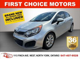Used 2015 Kia Rio EX ~AUTOMATIC, FULLY CERTIFIED WITH WARRANTY!!!~ for sale in North York, ON