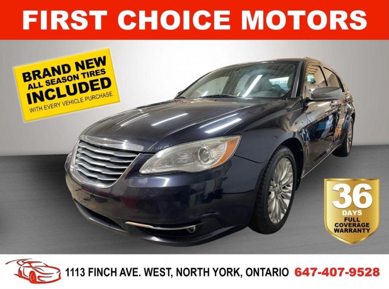 2011 Chrysler 200 LIMITED ~AUTOMATIC, FULLY CERTIFIED WITH WARRANTY!