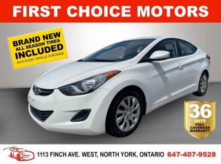 Used 2013 Hyundai Elantra GL ~AUTOMATIC, FULLY CERTIFIED WITH WARRANTY!!!~ for sale in North York, ON