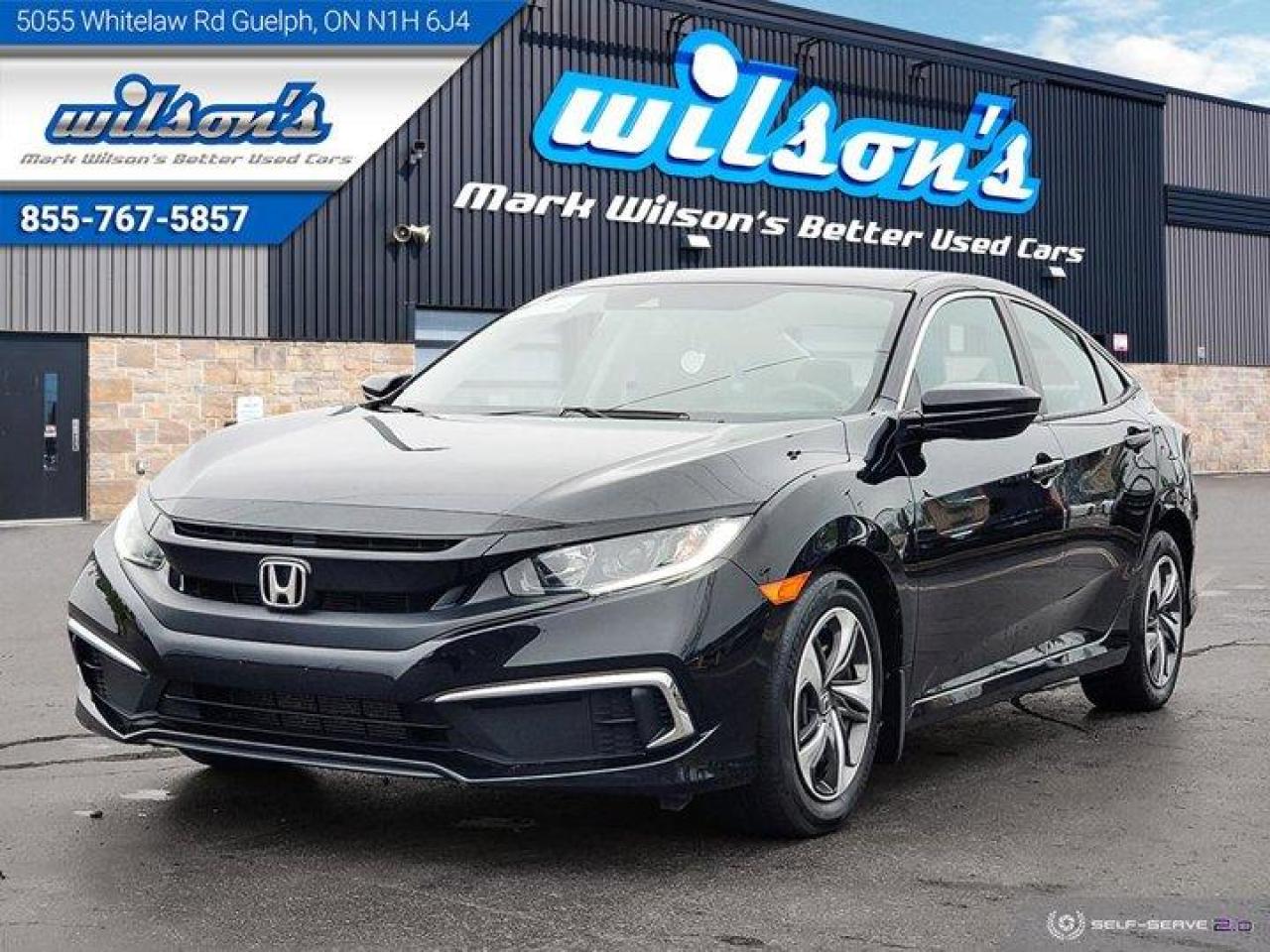 Used 2020 Honda Civic Sedan LX Sedan - Heated Seats, Adaptive Cruise, Reverse Camera, Keyless Entry & More! for sale in Guelph, ON
