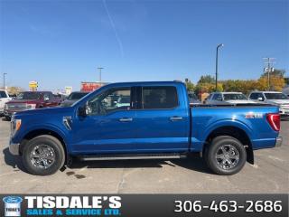 <b>FX4 Off-Road Package, 18 inch Chrome Like Wheels, XTR Package, Ford Co-Pilot360 Assist +, Trailer Tow Package!</b><br> <br> <br> <br>Check out the large selection of new Fords at Tisdales today!<br> <br>  This Ford F-150 is arguably the most capable truck in the class, and it features a spacious, comfortable interior. <br> <br>The perfect truck for work or play, this versatile Ford F-150 gives you the power you need, the features you want, and the style you crave! With high-strength, military-grade aluminum construction, this F-150 cuts the weight without sacrificing toughness. The interior design is first class, with simple to read text, easy to push buttons and plenty of outward visibility. With productivity at the forefront of design, the F-150 makes use of every single component was built to get the job done right!<br> <br> This atlas blue metallic Crew Cab 4X4 pickup   has an automatic transmission and is powered by a  400HP 3.5L V6 Cylinder Engine.<br> <br> Our F-150s trim level is XLT. Upgrading to the class leader, this Ford F-150 XLT comes very well equipped with remote keyless entry and remote engine start, dynamic hitch assist, Ford Co-Pilot360 that features lane keep assist, pre-collision assist and automatic emergency braking. Enhanced features include aluminum wheels, chrome exterior accents, SYNC 4 with enhanced voice recognition, Apple CarPlay and Android Auto, FordPass Connect 4G LTE, steering wheel mounted cruise control, a powerful audio system, cargo box lights, power door locks and a rear view camera to help when backing out of a tight spot. This vehicle has been upgraded with the following features: Fx4 Off-road Package, 18 Inch Chrome Like Wheels, Xtr Package, Ford Co-pilot360 Assist +, Trailer Tow Package, Tailgate Step, 360 Camera. <br><br> View the original window sticker for this vehicle with this url <b><a href=http://www.windowsticker.forddirect.com/windowsticker.pdf?vin=1FTFW1E83PKE71152 target=_blank>http://www.windowsticker.forddirect.com/windowsticker.pdf?vin=1FTFW1E83PKE71152</a></b>.<br> <br>To apply right now for financing use this link : <a href=http://www.tisdales.com/shopping-tools/apply-for-credit.html target=_blank>http://www.tisdales.com/shopping-tools/apply-for-credit.html</a><br><br> <br/>    0% financing for 60 months. 1.99% financing for 84 months. <br> Buy this vehicle now for the lowest bi-weekly payment of <b>$448.32</b> with $0 down for 84 months @ 1.99% APR O.A.C. ( Plus applicable taxes -  $699 administration fee included in sale price.   ).  Incentives expire 2024-05-31.  See dealer for details. <br> <br>Tisdales is not your standard dealership. Sales consultants are available to discuss what vehicle would best suit the customer and their lifestyle, and if a certain vehicle isnt readily available on the lot, one will be brought in. o~o