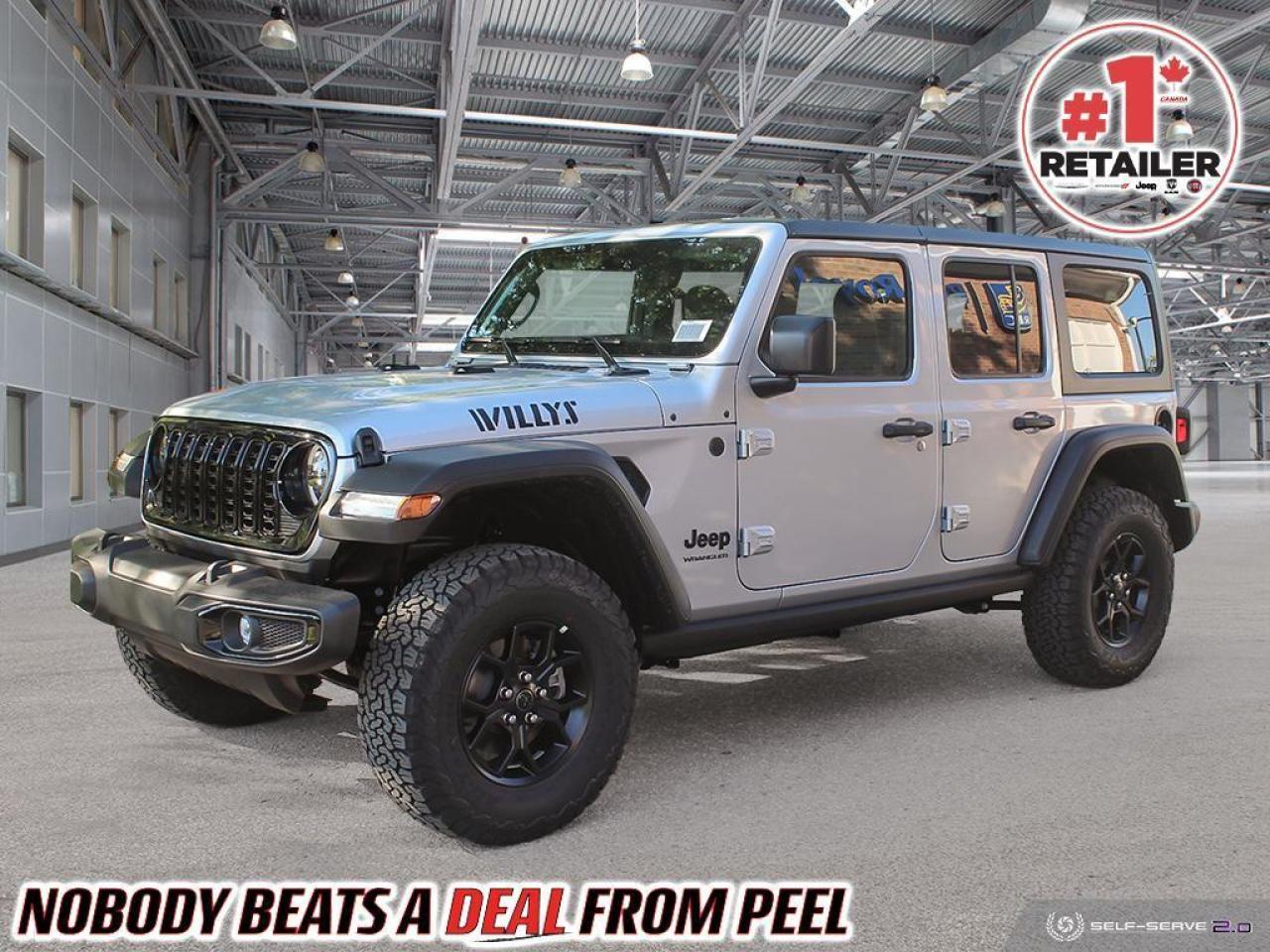 New 2024 Jeep Wrangler 4-Door Willys for sale in Mississauga, ON