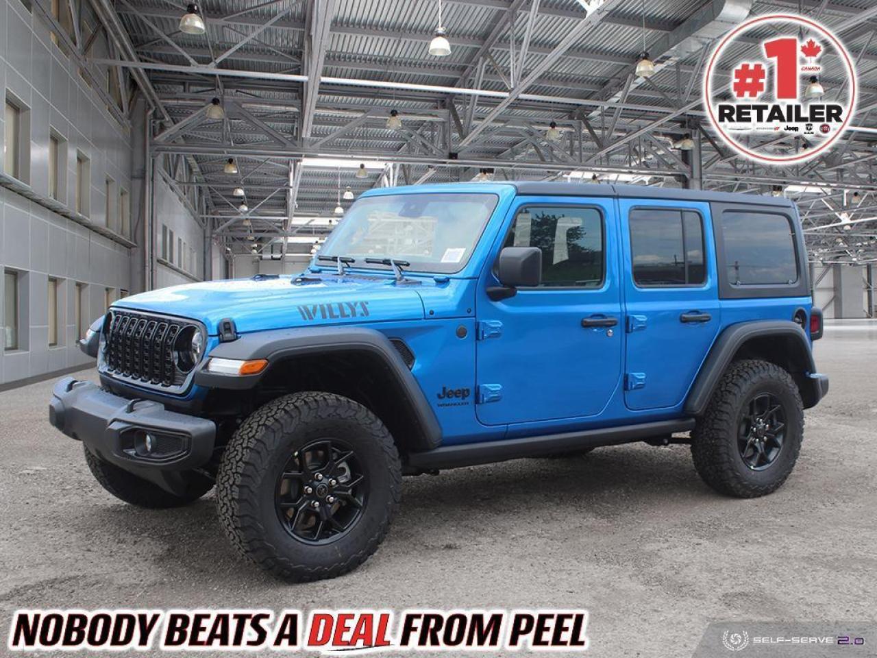 New 2024 Jeep Wrangler 4-Door Willys for sale in Mississauga, ON