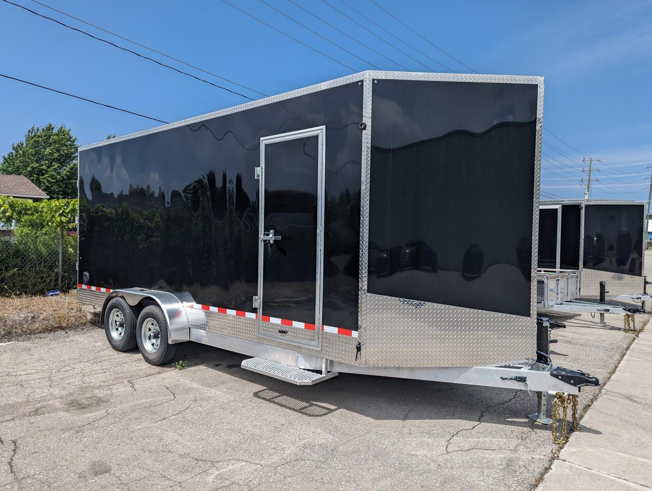 2023 Canadian Trailer Company 7x18 V-Nose Cargo Trailer Aluminum Tandem Axle Photo10