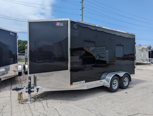 2023 Canadian Trailer Company 7x14 V Nose Cargo Trailer Aluminum Tandem Axle Photo3