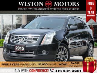 Used 2015 Cadillac SRX *AWD*LEATHER*SUNROOF*REV CAM*CLEAN CARFAX!! for sale in Toronto, ON