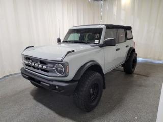 Get ready for adventures with this one-owner 2022 Ford Bronco Big Bend 4X4 with upgraded 35 tires and rims, 2.5 lift and Xpel on the lower door panel. Wont last long! Dial our number or Message us to come and check out this beautiful Bronco today!

Key Features:
Auto High Beams
Trailer Sway Control
9 Digital IP Cluster
FORDPASS Connect
Auto Start/Stop
Hill Start Assist
Pre-Collision Assist with AEB
Rear View Camera
Front Stabilizer Bar
Remote Start 
Heated Front Seats
SYNC4
FORD Co-Pilot 360
And More

After this vehicle came in on trade, we had our fully certified Pre-Owned Ford mechanic perform a mechanical inspection. This vehicle passed the certification with flying colors. After the mechanical inspection and work was finished, we did a complete detail including sterilization and carpet shampoo.
 
Bennett Dunlop Ford has been located at 770 Broad St, in the heart of Regina for over 40 years! Our 4.6 Star google review (Well over 1,800 reviews) is the result of our commitment to providing the fastest, easiest and most fun customer experience possible. Our customers tell us that they love that we don't charge any admin or documentation fees, our sales team will simply offer our best price upfront and we have a no-questions-asked money back guarantee just in case you change your mind after your purchase.