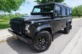 <p>WOW !! Check out this absolutely stunning Landrover Defender we just got instock. This beauty is a clean well cared for European spec and imported Defender with the right 4 cylinder diesel motor and a 6 speed manual gearbox. If youre in the market for something different, stylish and collector worthy then make sure to check out this beauty. This one comes certified for your convenience and included at our advertised price is a 1year 20000km limited superior warranty for your peace of mind. Call or Email today to book your appointment before its too late.</p><p>Come see us at our central location @ 2044 Kipling ave (BEHIND PIONEER GAS STATION)</p>
