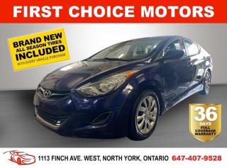 Used 2013 Hyundai Elantra GL ~AUTOMATIC, FULLY CERTIFIED WITH WARRANTY!!!~ for sale in North York, ON