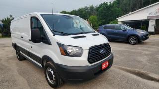 CLEAN CARFAX REPORT No Accidents, Low Mileage<br><br>2019 Ford Transit 250 Van featuring Hands-free phone, Voice recognition, Back-up camera, Cruise control, Tilt/telescopic steering wheel, Steering wheel-mounted controls, Power windows,  door locks, Air conditioning, AM/FM radio, Jack auxiliary audio input, 4 total speakers, Halogen headlights, Keyless entry multi-function remote, Side curtain airbags with rollover sensor, Cargo area light, Cargo tie-down anchors and hooks storage,Electronic brakeforce distribution, Hill holder control, In-mirror rearview monitor, Low OEM roof height,  Partial wheel covers, Power brakes, Power steering, Rubber/vinyl floor material, Solar-tinted glass, Stability control, Steel wheels, Traction control, Underbody spare tire mount location,Variable intermittent front wipers.<br><br>Purchase price: $33,888 plus HST and LICENSING<br><br>Safety package is available for $799 and includes Ontario Certification, 3 month or 3000 km Lubrico warranty ($1000 per claim) and oil change.<br> If not certified, by OMVIC regulations this vehicle is being sold AS-lS and is not represented as being in road worthy condition, mechanically sound or maintained at any guaranteed level of quality. The vehicle may not be fit for use as a means of transportation and may require substantial repairs at the purchaser   s expense. It may not be possible to register the vehicle to be driven in its current condition.<br><br>CARFAX PROVIDED FOR EVERY VEHICLE<br><br>WARRANTY: Extended warranty with different terms and coverages is available, please ask our representative for more details.<br>FINANCING: Bad Credit? Good Credit? No Credit? We work with you to find the best financing plan that fits your budget. Our specialists are happy to assist you with all necessary information.<br>TRADE-IN OR SELL: Upgrade your ride by trading-in your vehicle and save on taxes, or Sell it to us, and get the best value for your current vehicle.<br><br>Smart Wheels Used Car Dealership<br>642 Dunlop St West, Barrie, ON L4N 9M5<br>Phone: (705)721-1341<br>Email: Info@swcarsales.ca<br>Web: www.swcarsales.ca<br>Terms and conditions may apply. Price and availability subject to change. Contact us for the latest information.