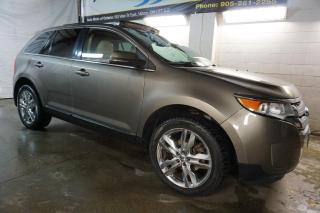 Used 2013 Ford Edge LIMITED AWD CERTIFIED CAMERA NAV BLUETOOTH LEATHER HEATED SEATS PANO ROOF CRUISE ALLOYS for sale in Milton, ON