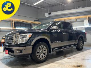 Used 2019 Nissan Titan Platinum Reserve CrewCab 4 X 4 * Navigation * Heated/Cooled Leather Seats * Tonneau Cover * Side Steps * Rear Bumper Step * Remote Start * Apple Car P for sale in Cambridge, ON