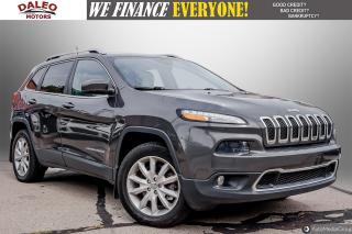 Used 2016 Jeep Cherokee 4WD LIMITED / NAVI / LTHR / B. CAM / H & C SEATS for sale in Hamilton, ON