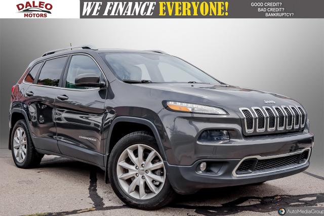 2016 Jeep Cherokee 4WD LIMITED / NAVI / LTHR / B. CAM / H & C SEATS