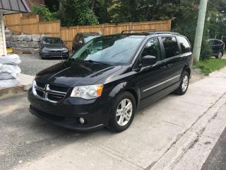 <p>We are excited to offer this previous 1 owner loaded 2014 Dodge Grand Caravan Crew.</p><p>*NAVIGATION*</p><p>SUNROOF*</p><p>*REVERSE CAMERA</p><p>*BLUETOOTH</p><p>*XM RADIO</p><p>*POWER SLIDING DOORS</p><p>*POWER LIFTGATE</p><p>*POWER FOLDING STO N GO SEATING</p><p>* HEATED LEATHER SEATING</p><p>*HEATED STEERING WHEEL</p><p>* DOUBLE DVD WITH HEADPHONES</p><p>*2 KEYS WITH REMOTE START</p><p> </p><p>PLEASE CONTACT ROY 4165006821 TO ARRANGE YOUR PURCHASE.</p><p> </p><p>THE SELLING PRICE IS PLUS TAX AND LICENCE FEE</p><p> </p><p>CERTIFICATION IS AVAILABLE FOR $595.00 PLUS HST. OTHERWISE THE VEHICLE WILL BE SOLD AS IS AND THE FOLLOWING DISCLAIMER IS REQUIRED BY LAW: <span style=background-color: #ffffff; color: #333333; font-family: Arial, Verdana, Helvetica, san-serif; font-size: 12px; font-style: italic; text-align: justify;>“This vehicle is being sold “as is,” unfit, not e-tested and is not represented as being in road worthy condition, mechanically sound or maintained at any guaranteed level of quality. The vehicle may not be fit for use as a means of transportation and may require substantial repairs at the purchaser’s expense. It may not be possible to register the vehicle to be driven in its current condition.”</span></p>