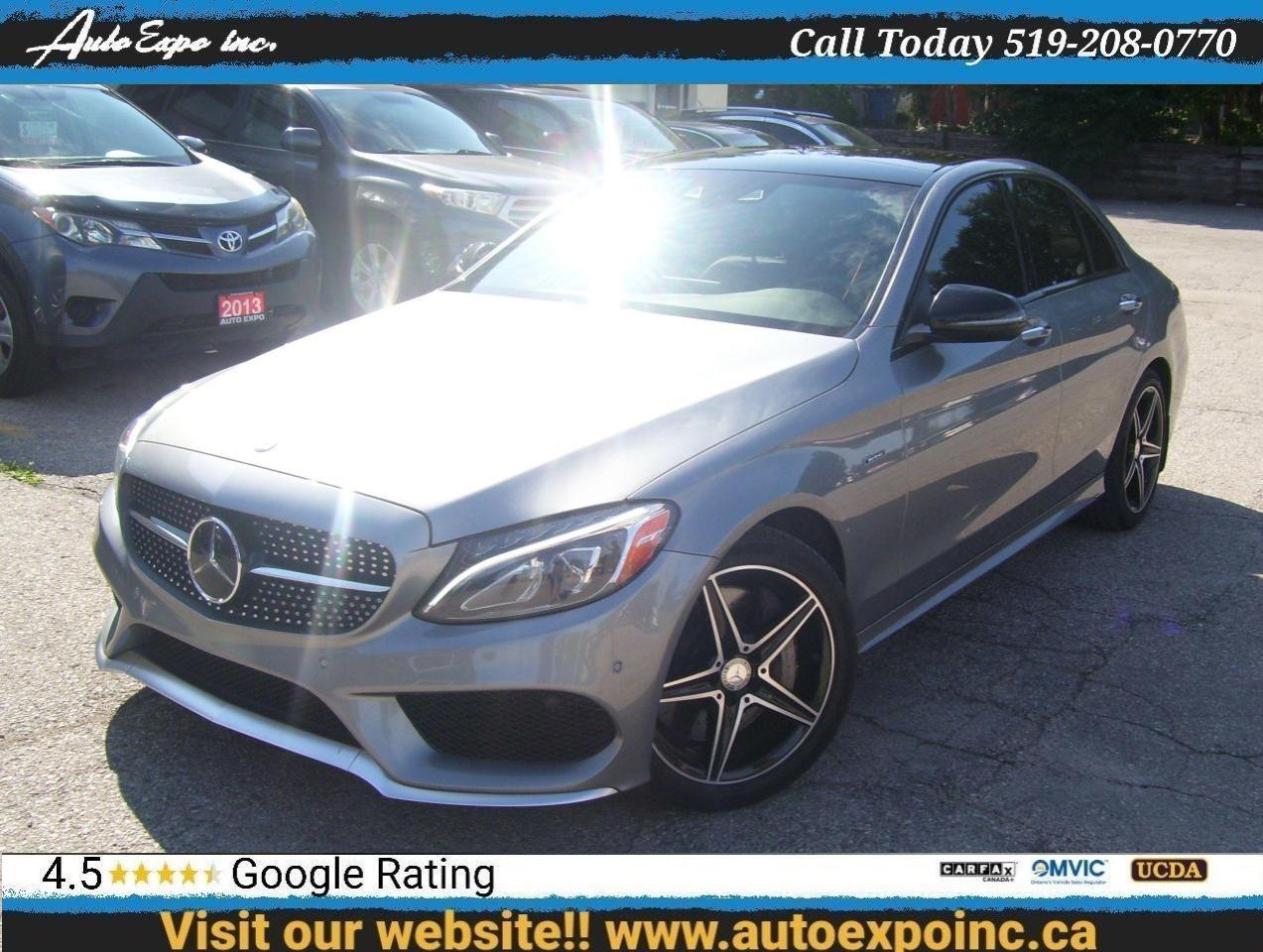 <p>C450 AMG, Auto, A/C, Fully Loaded, AWD, GPS, Sunroof, Bluetooth, Alloys, Tinted, Certified, None Smoker, No Pets, No Rust, Perfect Running Condition, Must See!!!</p><p><strong style=font-size: 14pt;>We Finance,,,</strong></p><p><strong style=font-size: 18px; color: #333333;>OMVIC Licensed, UCDA & Carfax Member,,,</strong></p><p>We specialize in domestic and import vehicles! Our wide selection offers something for every need and budget! Visit us @ 450 Belmont Ave West, Kitchener!</p><p>Prepare to be captivated by this stunning 2016 Mercedes-Benz C-Class C450 AMG, meticulously maintained and boasting a mere 82,000km on the odometer. This sleek sedan is a true testament to German engineering, boasting a powerful 3.0L 6-cylinder engine and a sophisticated All-Wheel Drive system for confident handling in any weather condition. Step inside and experience the luxurious embrace of leather seats, a heated steering wheel and a panoramic sunroof that bathes the cabin in natural light. The C450 AMG comes equipped with the latest technology to ensure your comfort and safety, including an intuitive navigation system, a state-of-the-art Bluetooth audio system, and a blind spot monitor to enhance your awareness on the road.</p><p>Auto Expo Inc. takes pride in offering certified pre-owned vehicles that undergo rigorous inspections and are backed by a comprehensive warranty. This C-Class C450 AMG is no exception, providing you with peace of mind and the assurance of owning a vehicle thats in top condition.</p><p>Here are 5 features that will make this vehicle truly stand out:</p><ul><li><strong>C450 AMG Performance:</strong> Experience the exhilarating power and dynamic handling of the C450 AMG, with its potent 6-cylinder engine and sport-tuned suspension.</li><li><strong>All-Wheel Drive:</strong> Embrace the confidence of All-Wheel Drive, ensuring superior traction and control in all weather conditions.</li><li><strong>Panoramic Sunroof:</strong> Enjoy the panoramic views and the sensation of open air with the expansive sunroof that lets in natural light.</li><li><strong>Heated Seats & Steering Wheel:</strong> Stay cozy and comfortable on even the coldest days with heated front seats and a heated steering wheel.</li><li><strong>Blind Spot Monitoring:</strong> Drive with enhanced awareness and peace of mind with the advanced blind spot monitoring system.</li></ul>