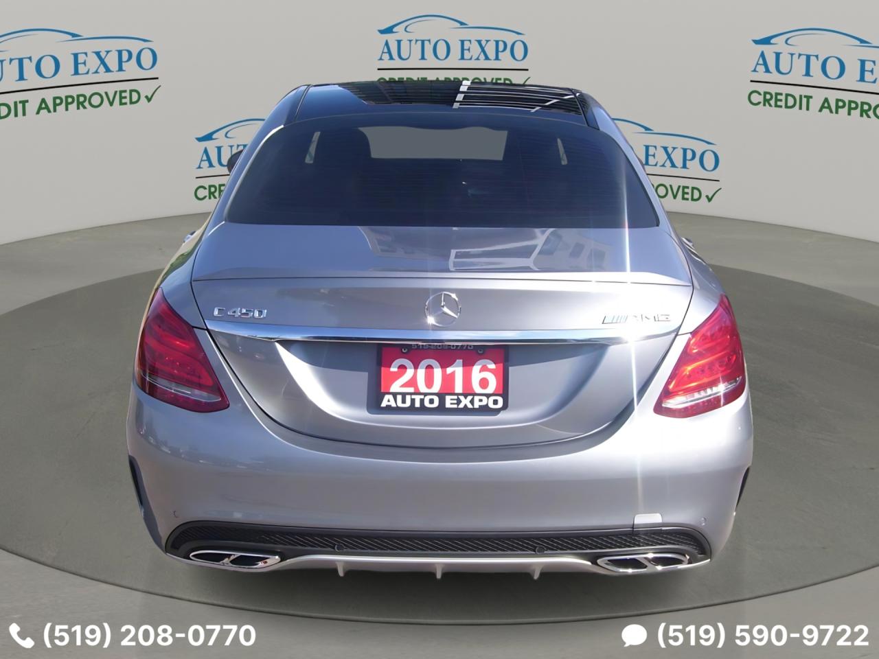 2016 Mercedes-Benz C-Class C450 AMG,AWD,3L,Backup Camera,Bluetooth,Certified - Photo #4