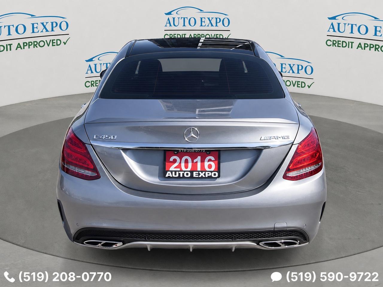 2016 Mercedes-Benz C-Class C450 AMG,AWD,3L,Backup Camera,Bluetooth,Certified Photo3