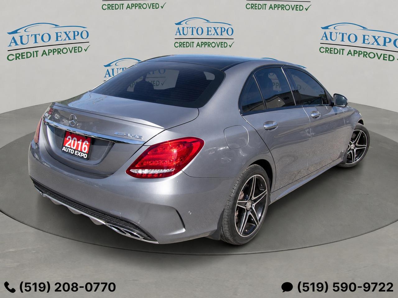 2016 Mercedes-Benz C-Class C450 AMG,AWD,3L,Backup Camera,Bluetooth,Certified Photo4
