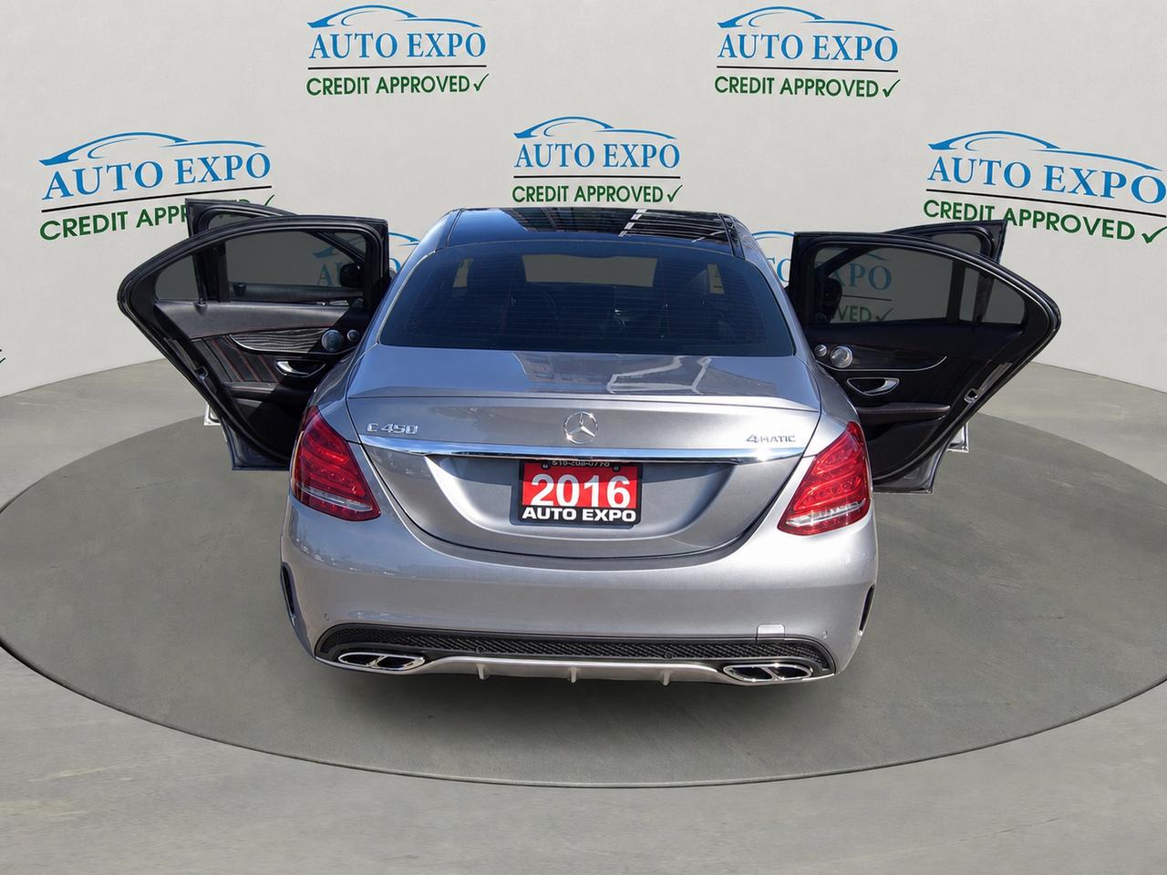 2016 Mercedes-Benz C-Class C450 AMG,AWD,3L,Backup Camera,Bluetooth,Certified Photo