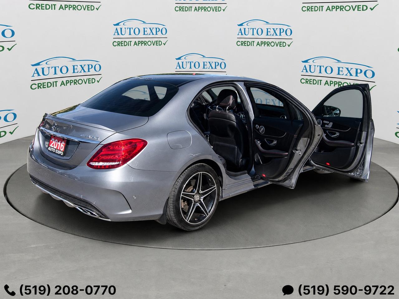 2016 Mercedes-Benz C-Class C450 AMG,AWD,3L,Backup Camera,Bluetooth,Certified Photo