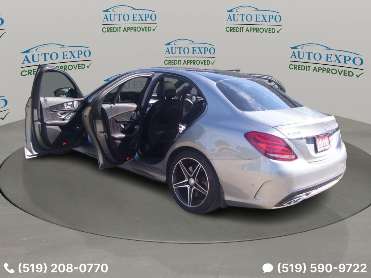 2016 Mercedes-Benz C-Class C450 AMG,AWD,3L,Backup Camera,Bluetooth,Certified