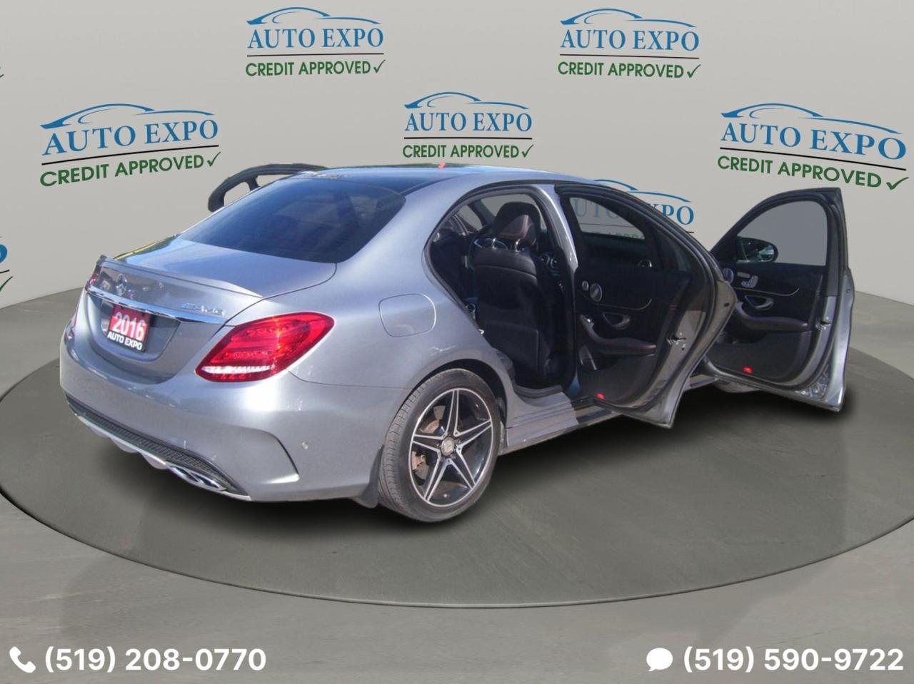 2016 Mercedes-Benz C-Class C450 AMG,AWD,3L,Backup Camera,Bluetooth,Certified