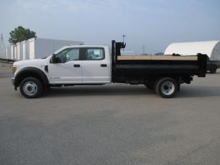 <p>F550 crew cab,4x4.12 Ft.steel del dump body.fold down sides.trailer tow with brake.exellent tires 6.7 power stroke diesel.former daily rental.call john gower 877 217 0643 cell 519 657 8497.email john@bennettfleet.com</p>