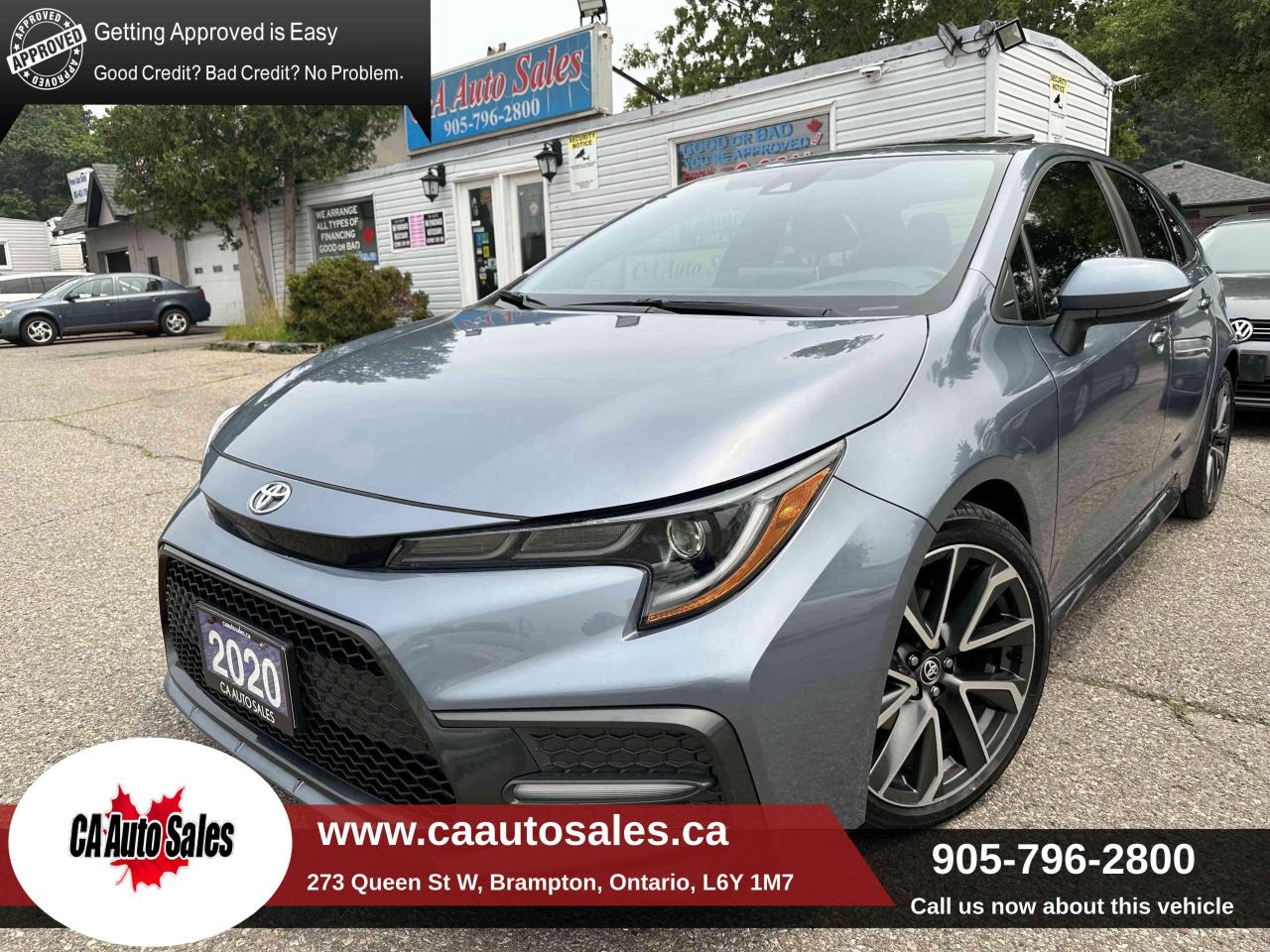 Used 2020 Toyota Corolla SE CVT Accident free for sale in Brampton, ON