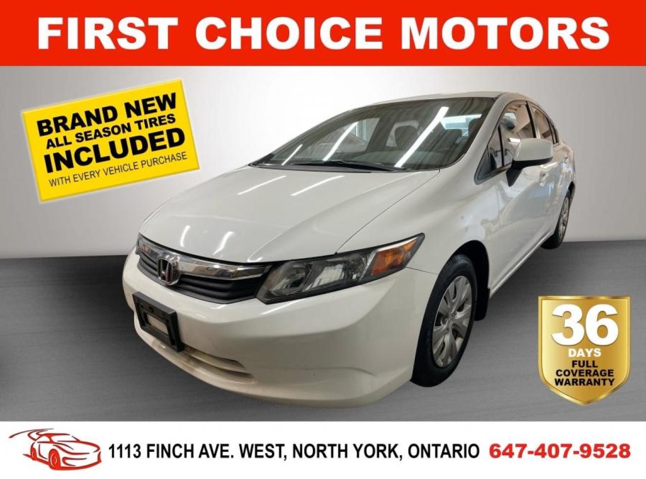 2012 Honda Civic LX ~AUTOMATIC, FULLY CERTIFIED WITH WARRANTY!!!~