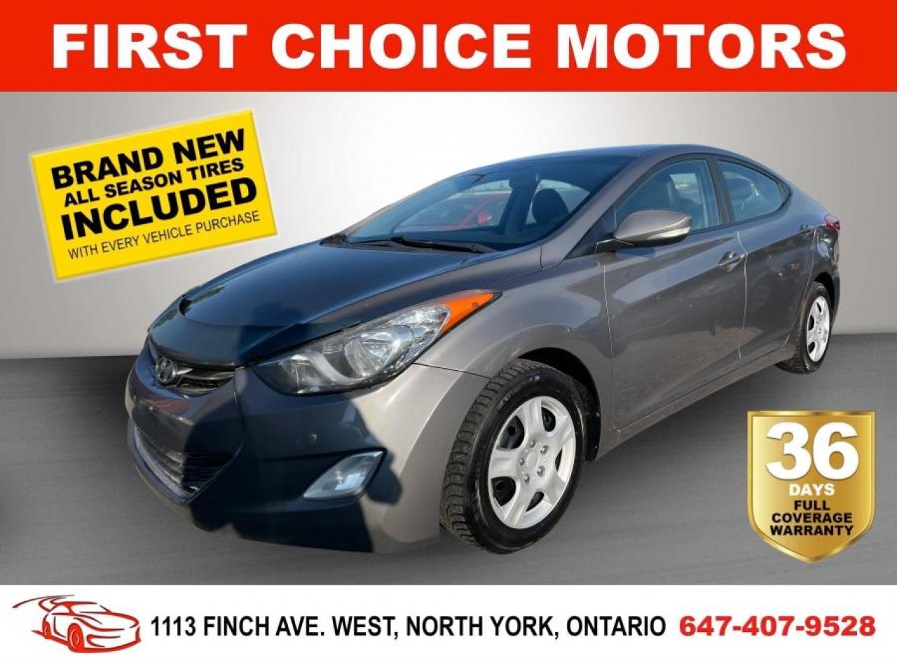 Used 2012 Hyundai Elantra LIMITED ~AUTOMATIC, FULLY CERTIFIED WITH WARRANTY! for sale in North York, ON