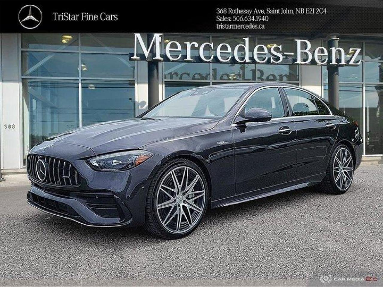 Compact Cars, AMG C 43 4MATIC Sedan, 9-Speed Automatic w/OD, Intercooled Turbo Gas/Electric I-4 2.0 L/121